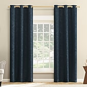Nicola Grommet Top Light-Filtering Set of 2 Curtain Panel