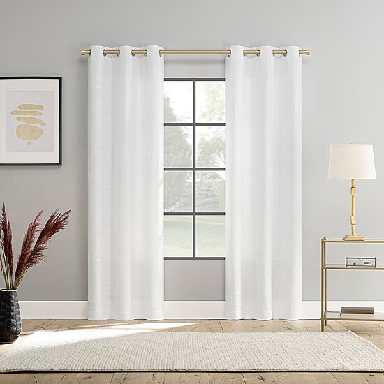 Jaida Grommet Top Light-Filtering Set of 2 Curtain Panel
