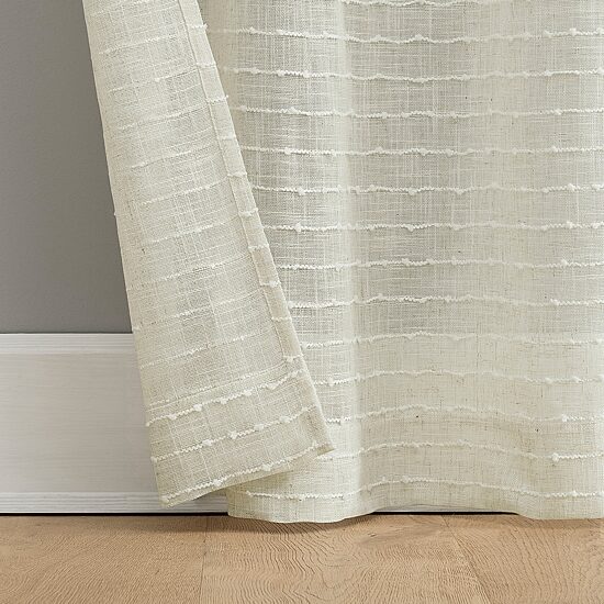 Hadden Grommet Top Sheer Set of 2 Curtain Panel