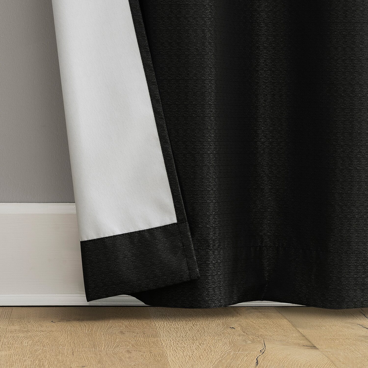 Bayline Grommet Top Blackout Set of 2 Curtain Panel
