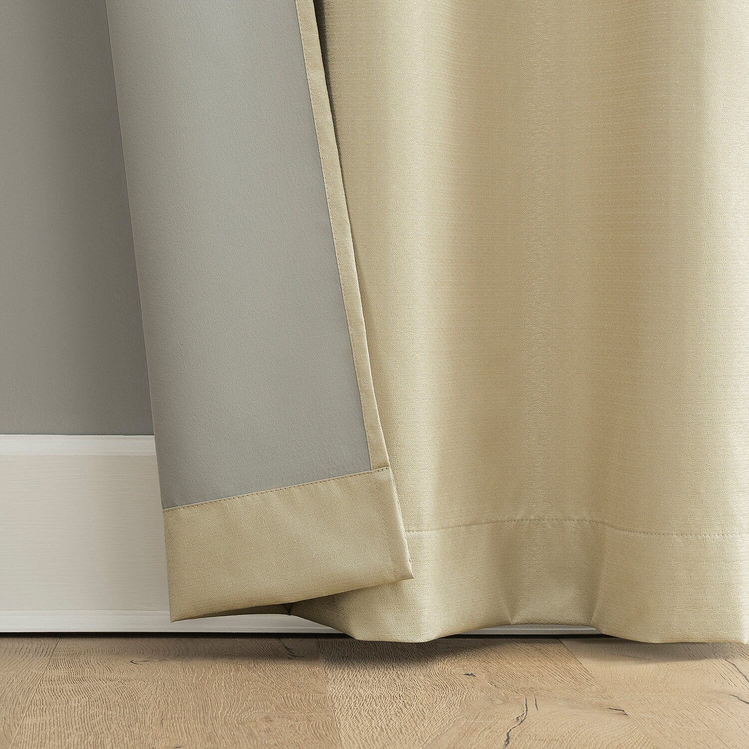 Bayline Grommet Top Blackout Set of 2 Curtain Panel
