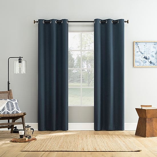 Bayline Grommet Top Blackout Set of 2 Curtain Panel