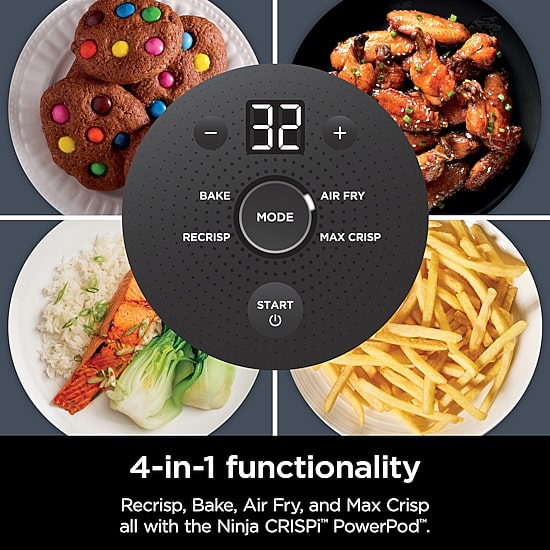 Ninja Crispi 4-in-1 Portable Glass Air Fryer Cooking System