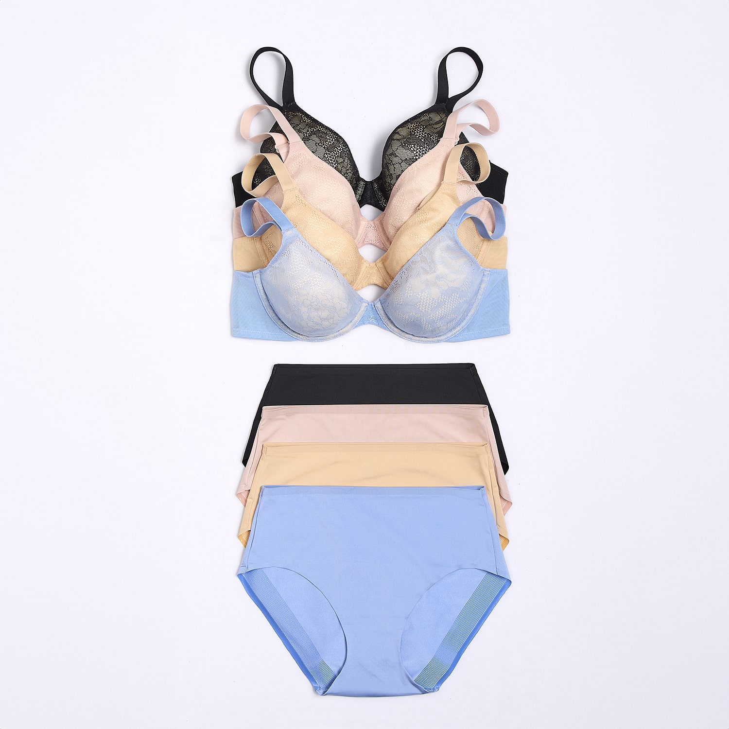 Liz Claiborne No Show Plunge Full Coverage Bra 355387