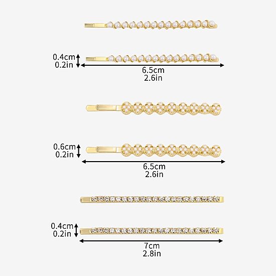 Bijoux Bar 6-pc. Bobby Pin