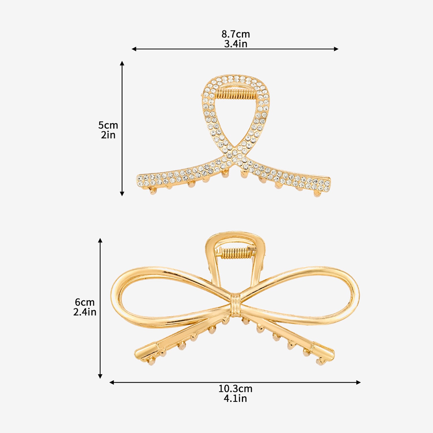 Bijoux Bar 2-pc. Hair Clip