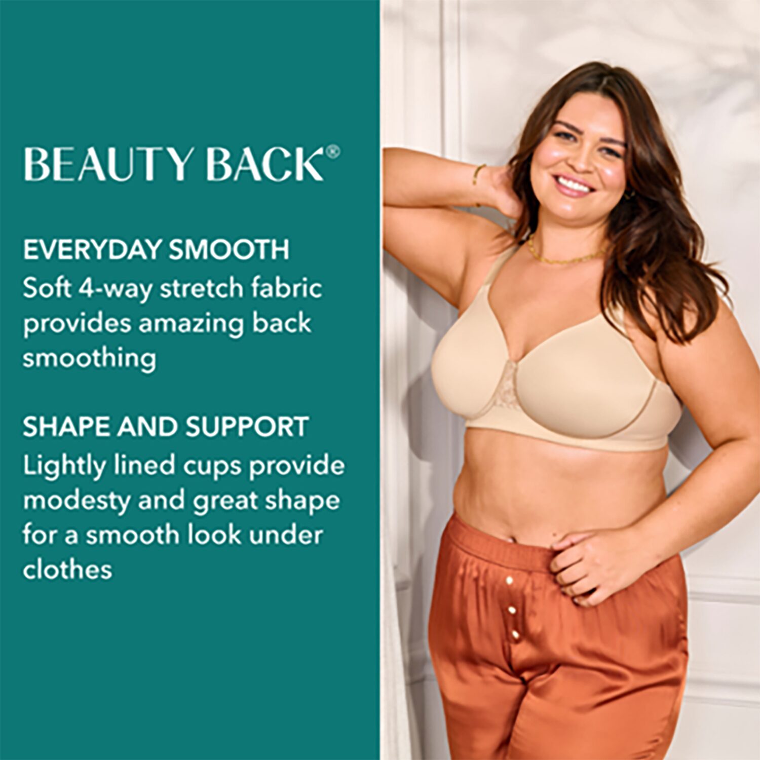 Vanity Fair® Beauty Back® Full-Figure Smoothing Comfort® Wireless Bra - 71380