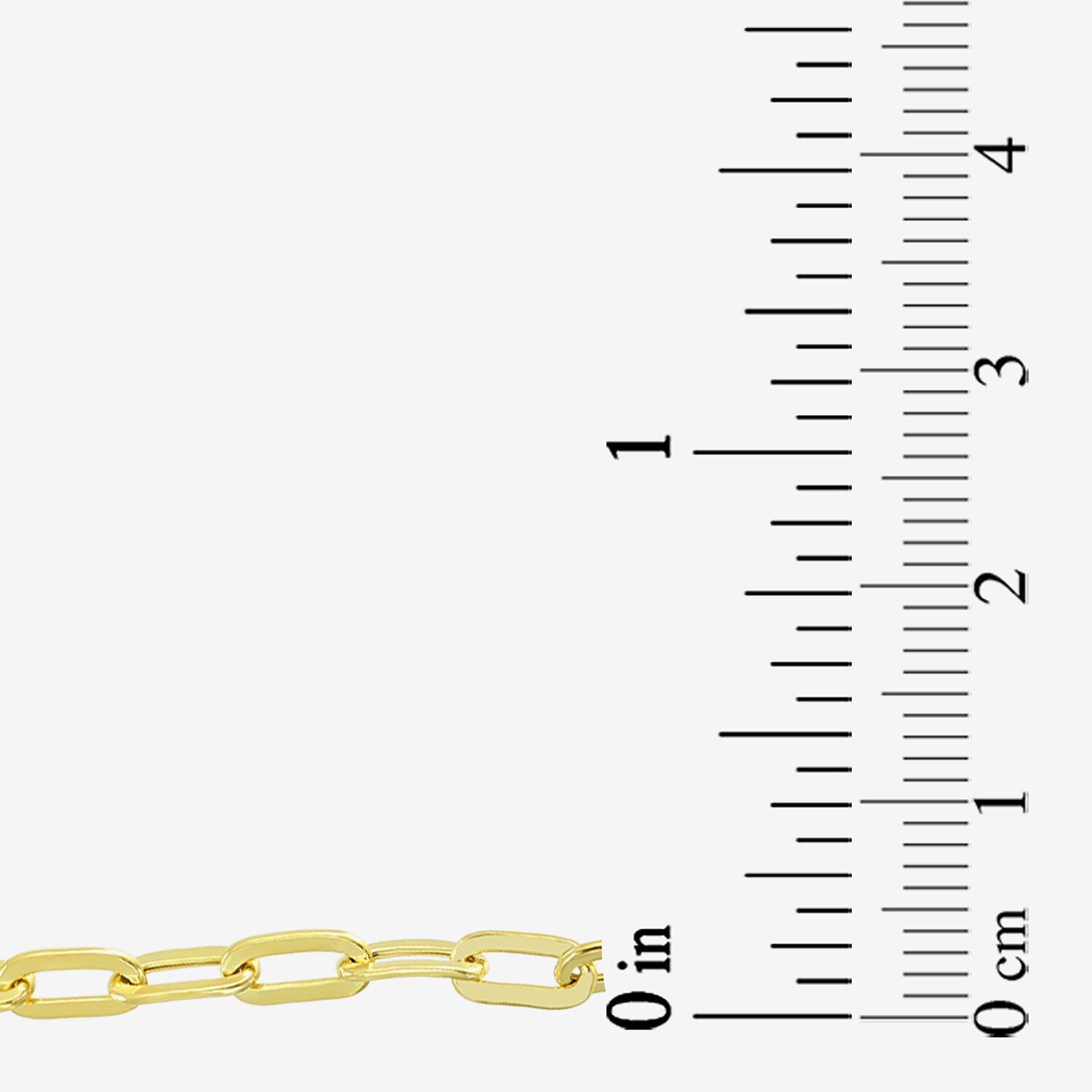 Gold Addiction Womens 10K Gold 7.5 Inch Semisolid Link Chain Bracelet