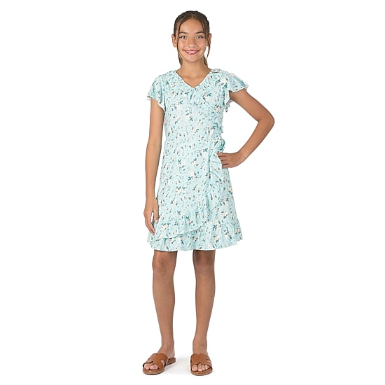 Speechless Big Kid Girls Flutter Short Sleeve A-Line Dress