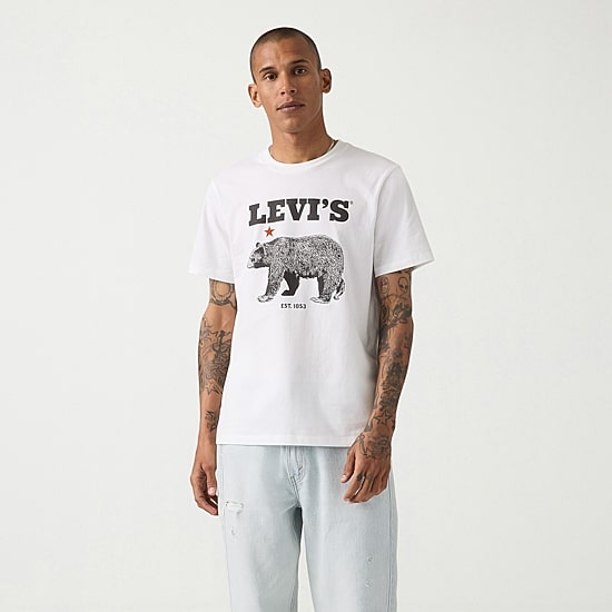Levi's® Mens Crew Neck Short Sleeve Regular Fit Graphic T-Shirt