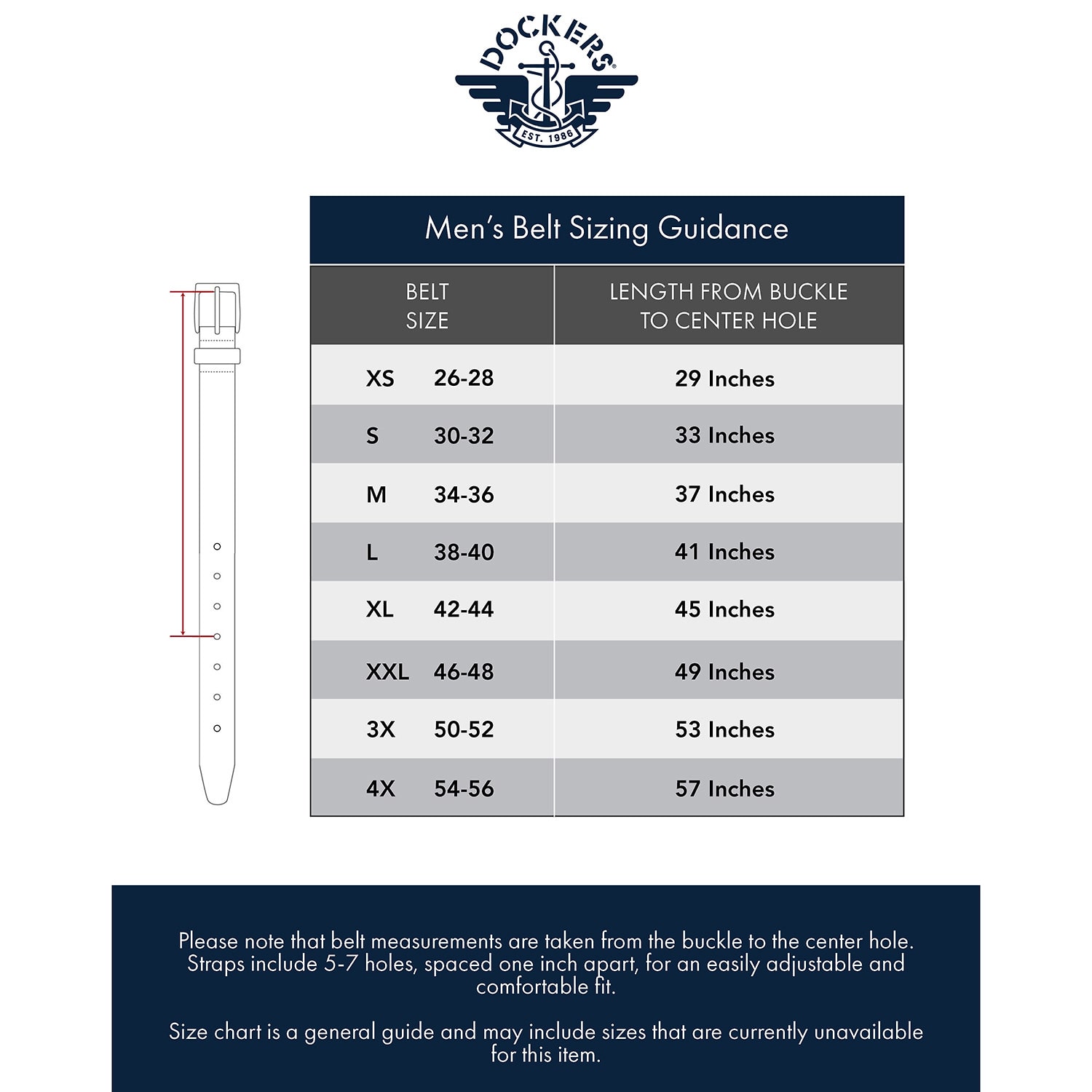 Dockers 35mm Mens Belt