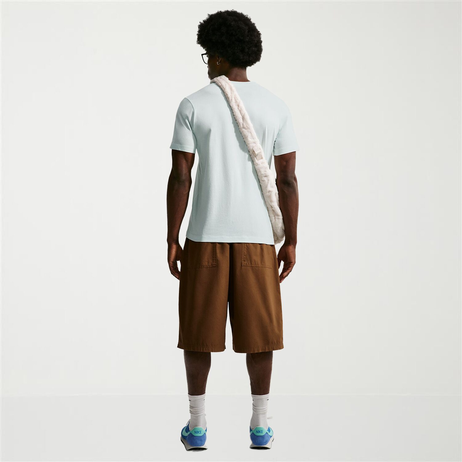 Nike Club Embroidered Logo Mens Crew Neck Short Sleeve Active Big and Tall T-Shirt