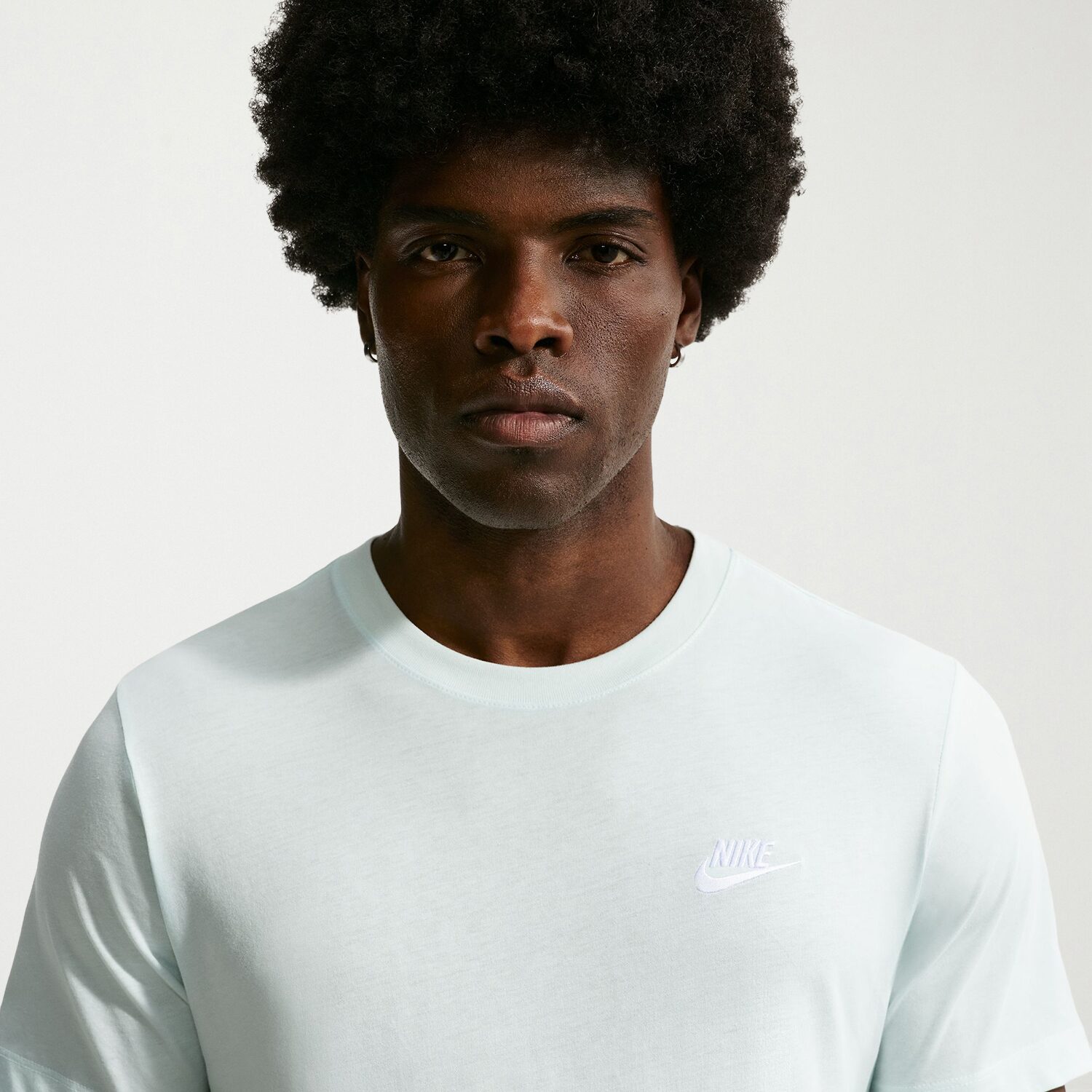 Nike Club Embroidered Logo Mens Crew Neck Short Sleeve Active Big and Tall T-Shirt
