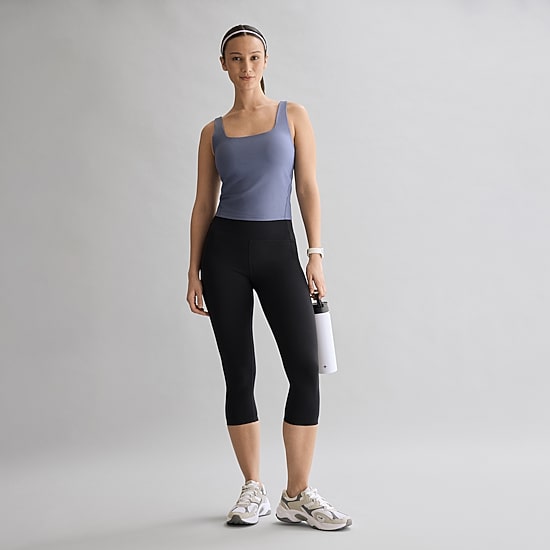 Xersion EverContour+ Womens Square Neck Active Tank Top