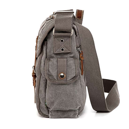 TSD Brand Silver Road Messenger Messenger Bag