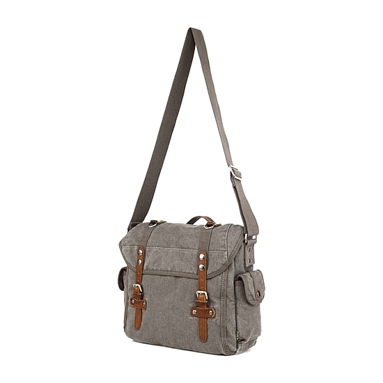 TSD Brand Silver Road Messenger Messenger Bag