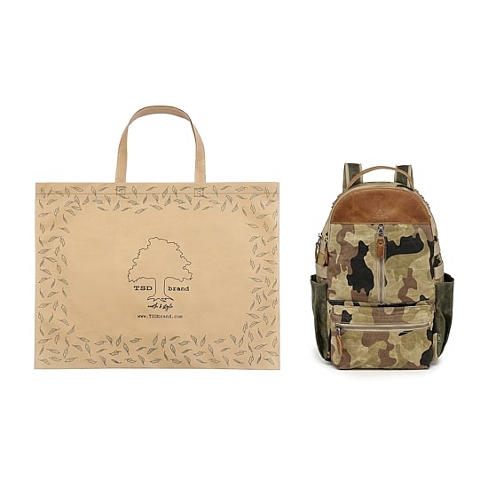 TSD Brand Mountain Leaf Utlty Unisex Adult Backpack
