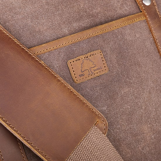 TSD Brand Stone Creek Wxd Cnvs Messenger Bag
