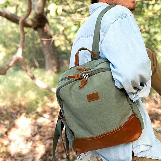 TSD Brand Magnolia Hill Unisex Adult Backpack
