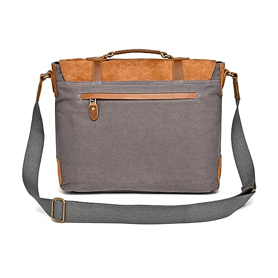 TSD Brand Valley Oak Messenger Bag