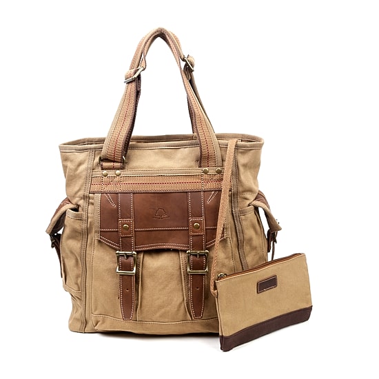 TSD Brand Turtle Ridge Tote Travel Tote