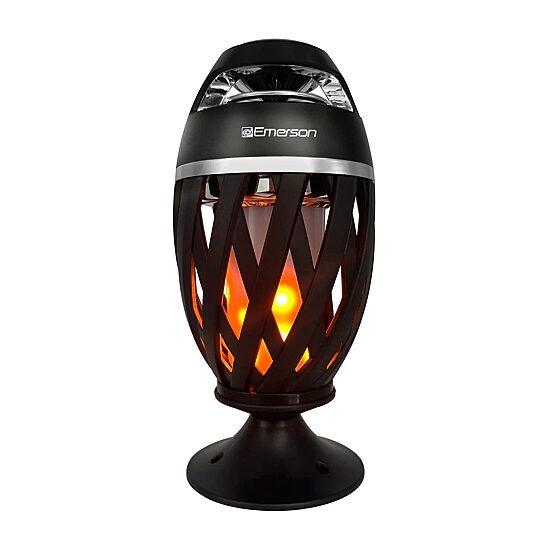 Emerson Flame Light With Bluetooth Speakers