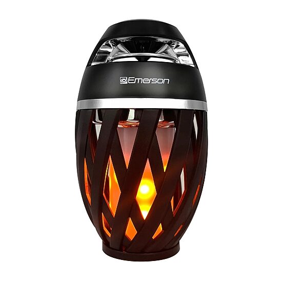 Emerson Flame Light With Bluetooth Speakers