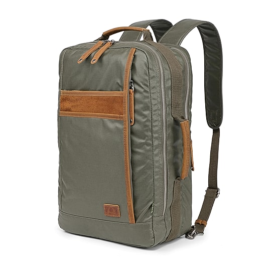 TSD Brand Madrone Coated Canvas Unisex Adult Backpack
