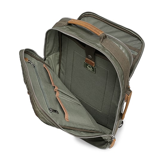 TSD Brand Madrone Coated Canvas Unisex Adult Backpack