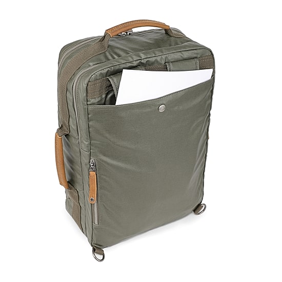 TSD Brand Madrone Coated Canvas Unisex Adult Backpack