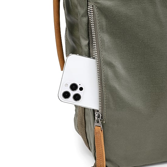 TSD Brand Madrone Coated Canvas Unisex Adult Backpack