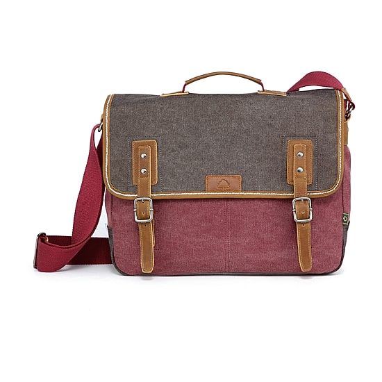TSD Brand Mountain Wood Messenger Bag