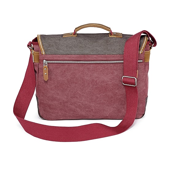 TSD Brand Mountain Wood Messenger Bag