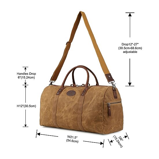 TSD Brand Hillside Duffel Duffel Bag