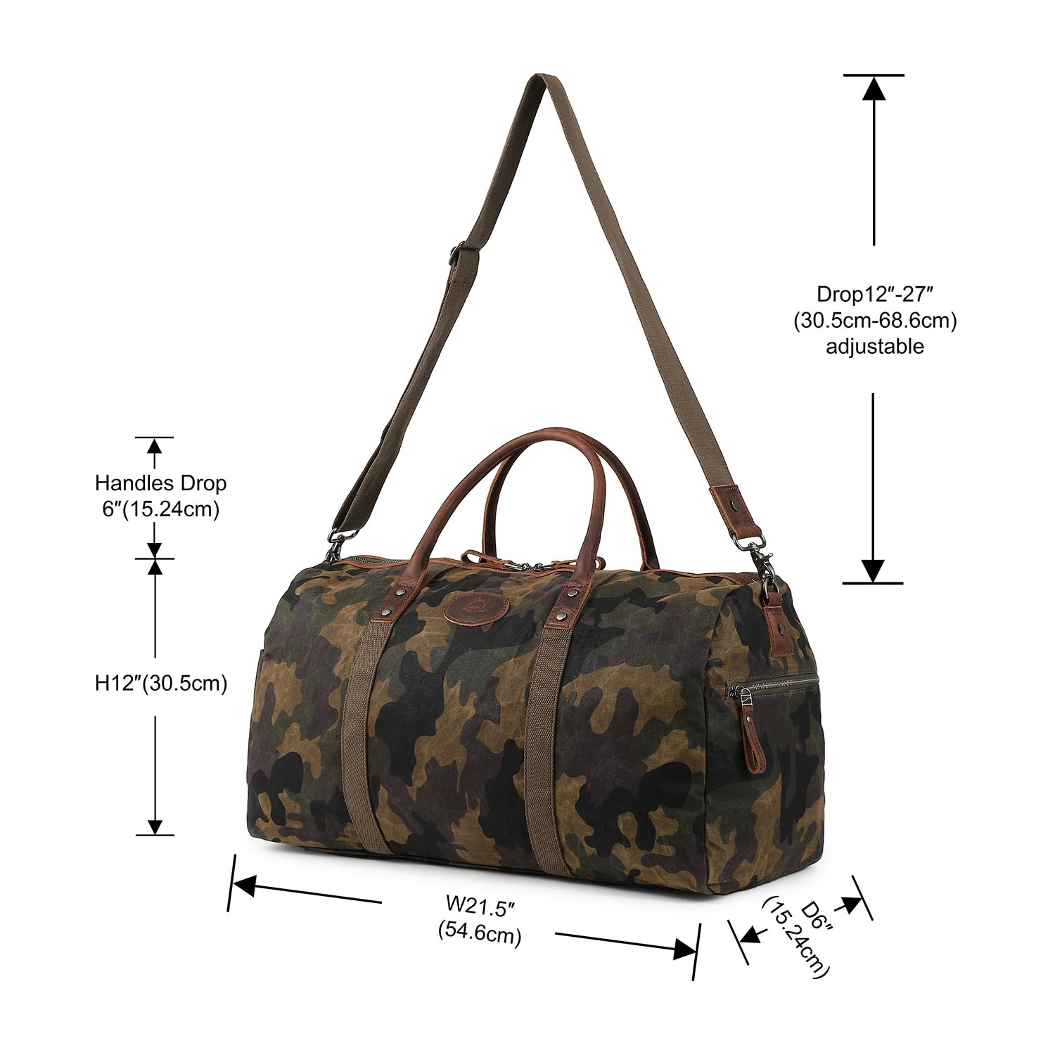 TSD Brand Hillside Duffel Duffel Bag