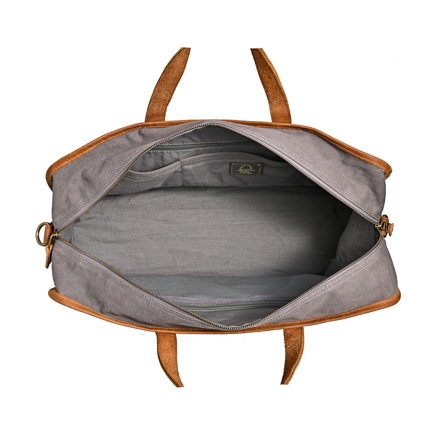 TSD Brand Valley Oak Convertible Weekender Duffel Bag