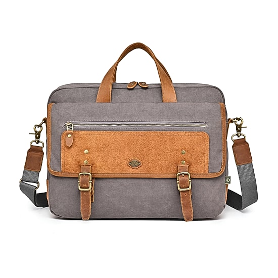 TSD Brand Valley Oak Briefcase