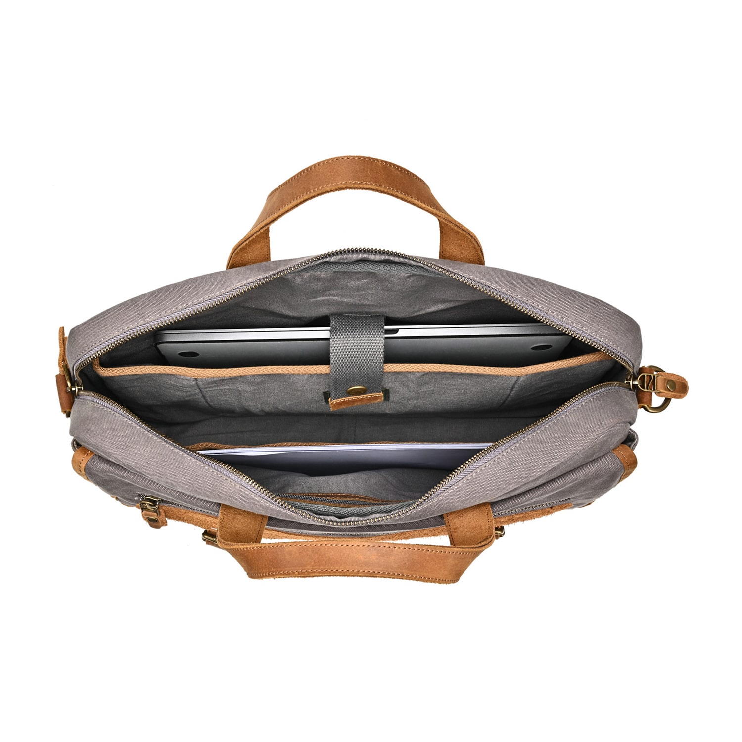 TSD Brand Valley Oak Briefcase