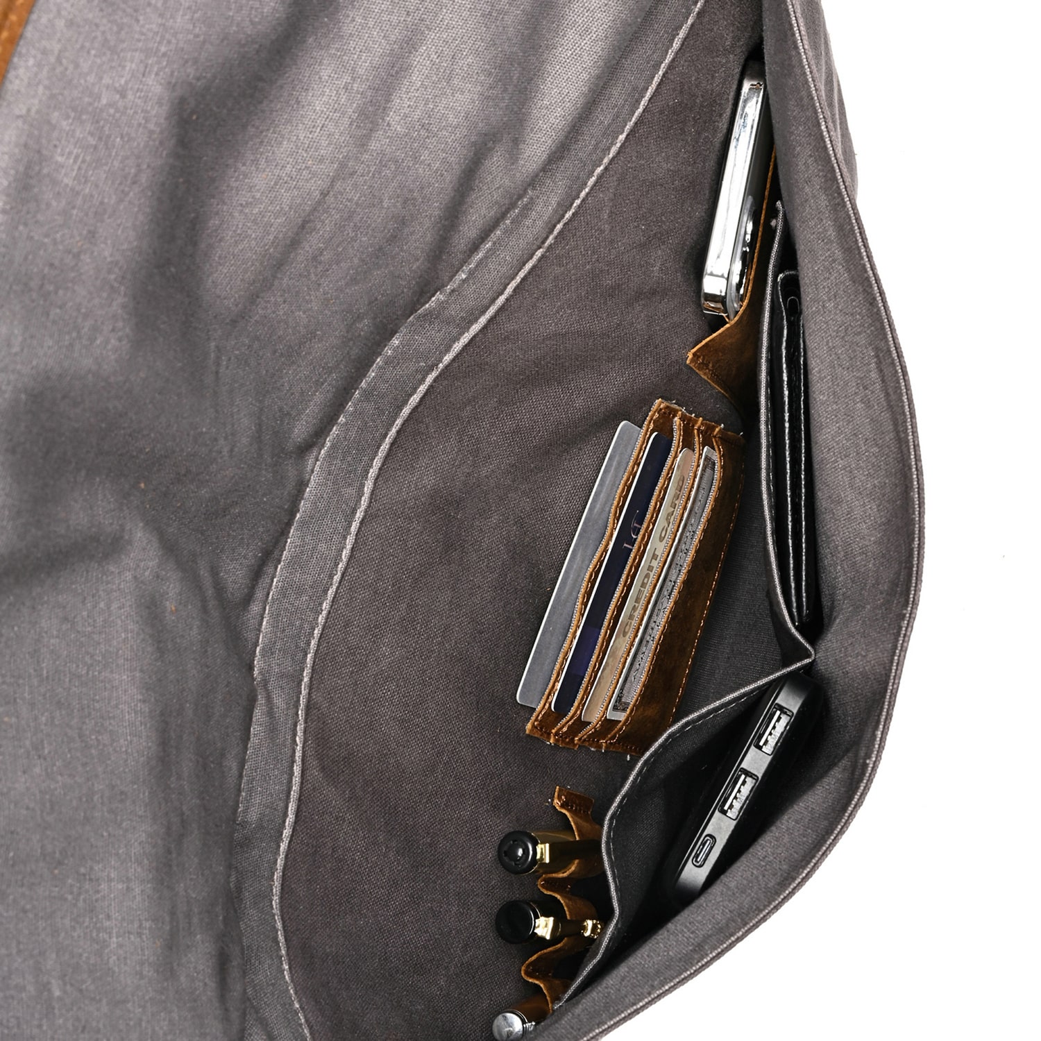 TSD Brand Valley Oak Briefcase
