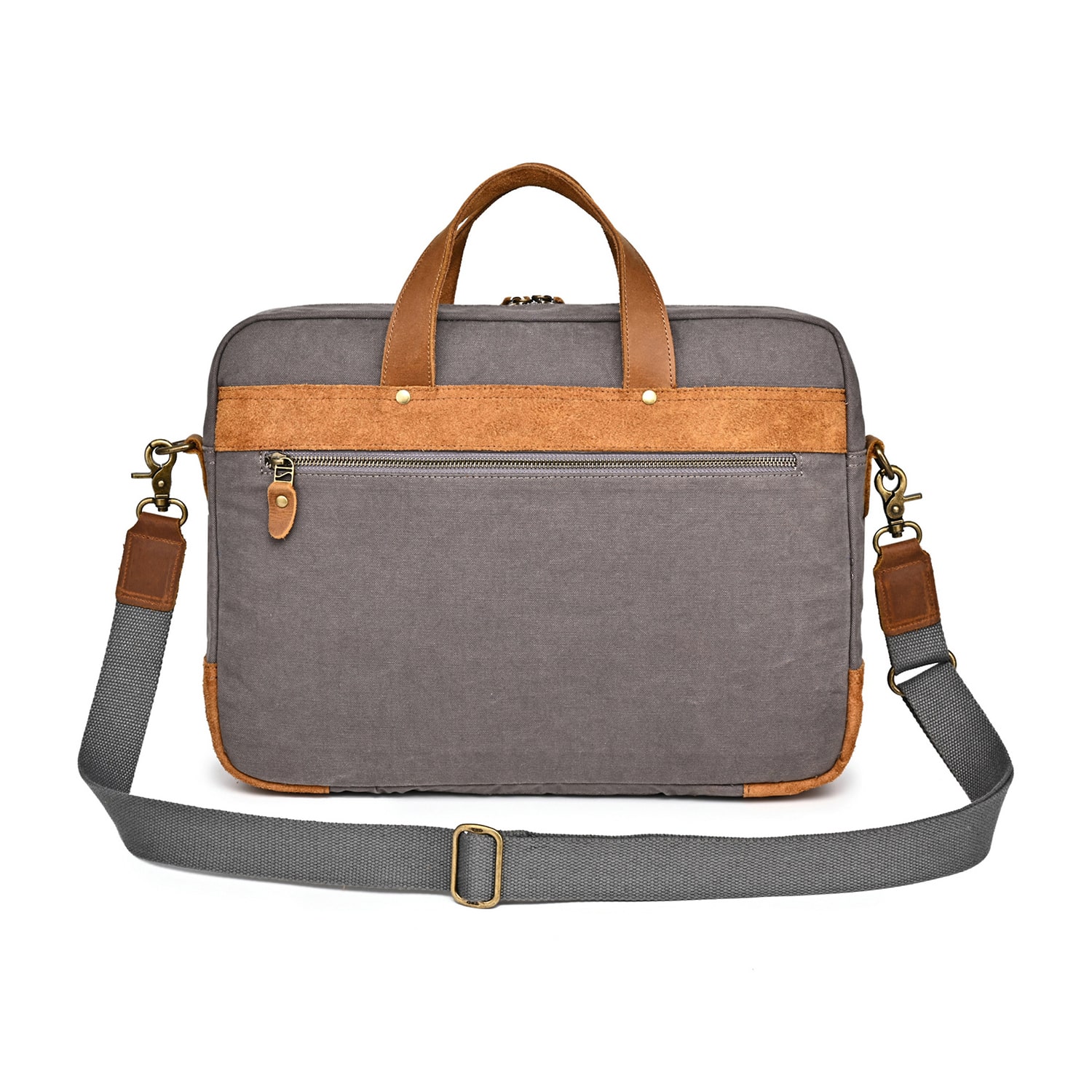 TSD Brand Valley Oak Briefcase