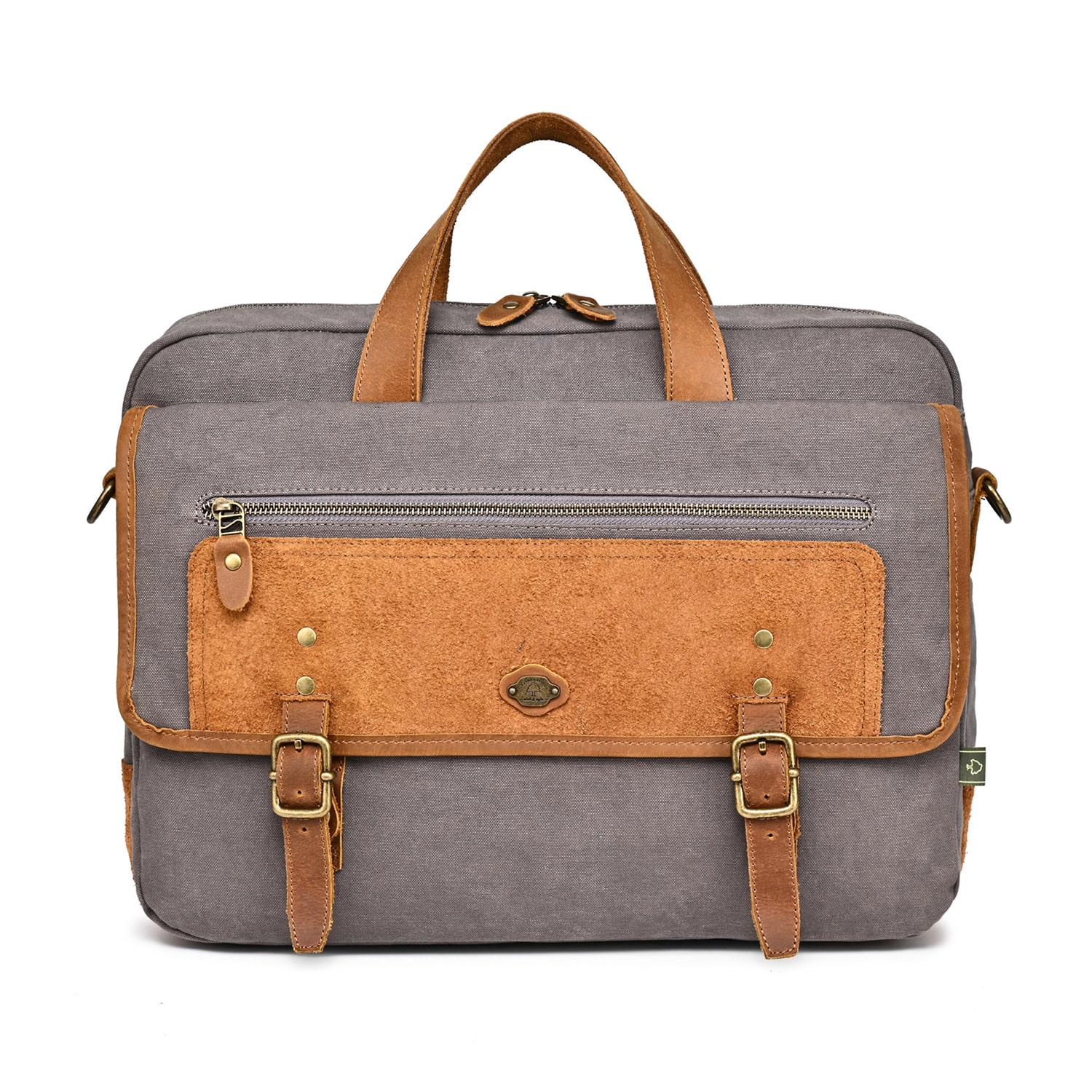 TSD Brand Valley Oak Briefcase