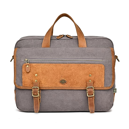 TSD Brand Valley Oak Briefcase