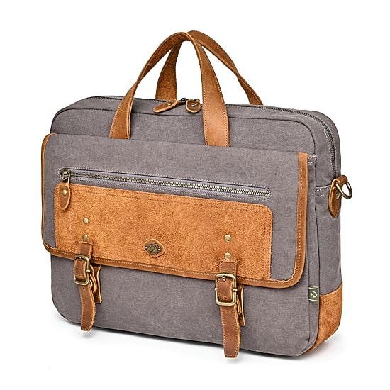 TSD Brand Valley Oak Briefcase