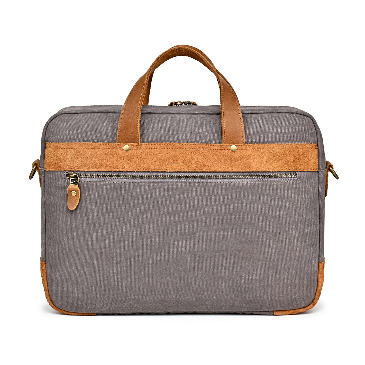 TSD Brand Valley Oak Briefcase
