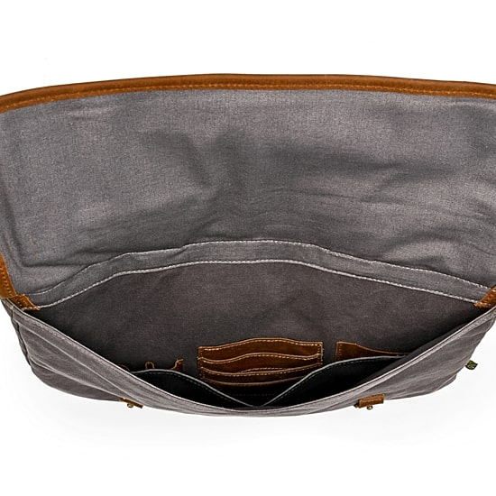 TSD Brand Valley Oak Briefcase