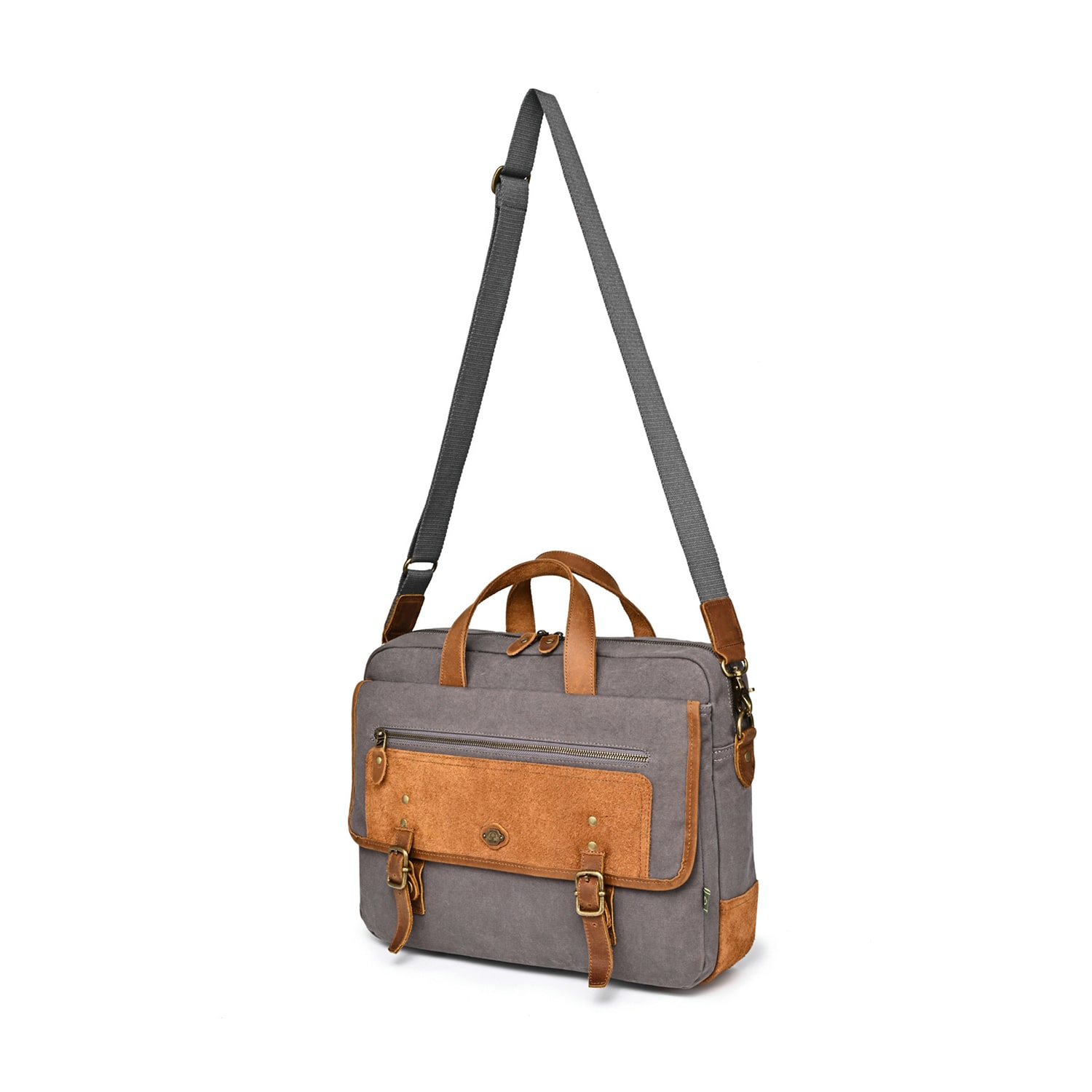 TSD Brand Valley Oak Briefcase