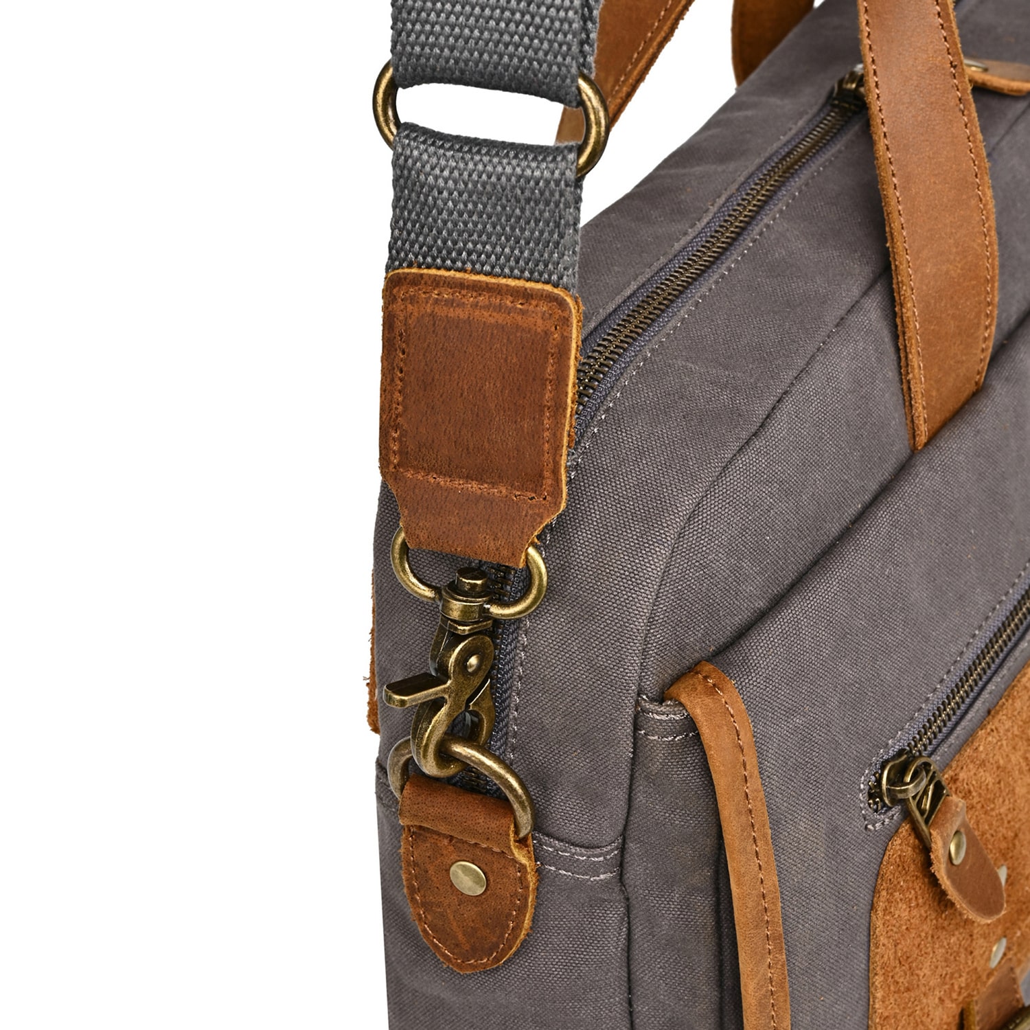TSD Brand Valley Oak Briefcase