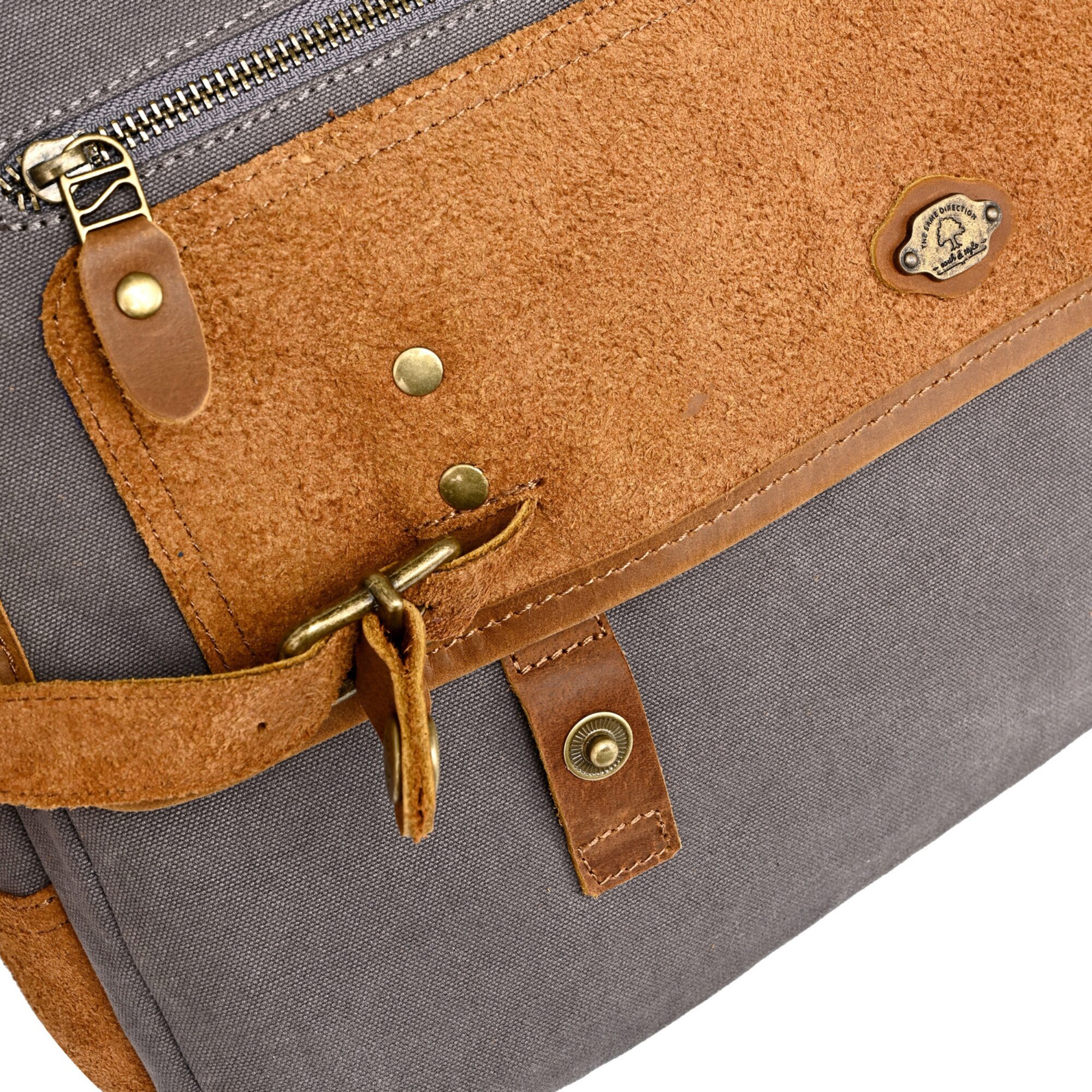 TSD Brand Valley Oak Briefcase