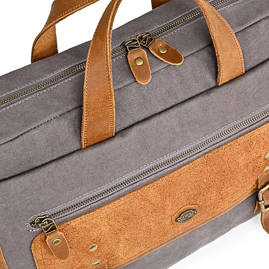 TSD Brand Valley Oak Briefcase