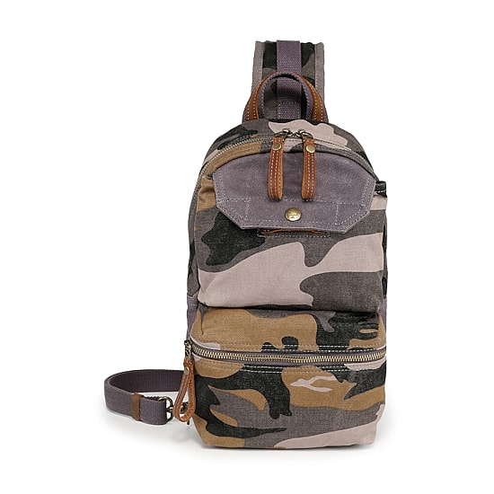 TSD Brand Mountain Leaf Crossbody Bag